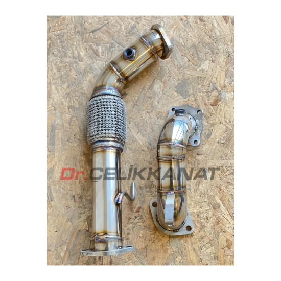 RBM MOTORSPORT  HYUNDAİ İ20N DOWNPİPE Uyumlu AND FLEXİPİPE