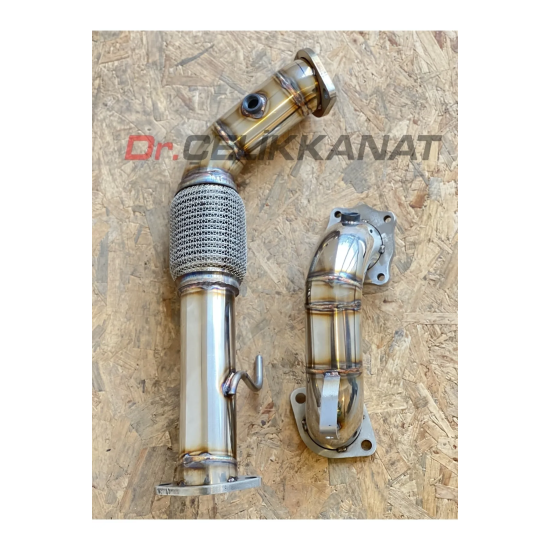 RBM MOTORSPORT  HYUNDAİ İ20N DOWNPİPE Uyumlu AND FLEXİPİPE