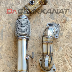 RBM MOTORSPORT  HYUNDAİ İ20N DOWNPİPE Uyumlu AND FLEXİPİPE