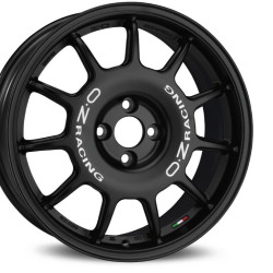OZ RACING LEGGENDA 7X17 ET37 4X100 MATT BLACK WHITE LETTERING