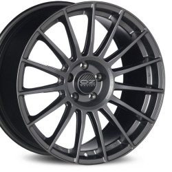 OZRACING SUPERTURISMO LM 8.5X19 5X112 ET38 MATT GRAPHITE SILVER LETTERING