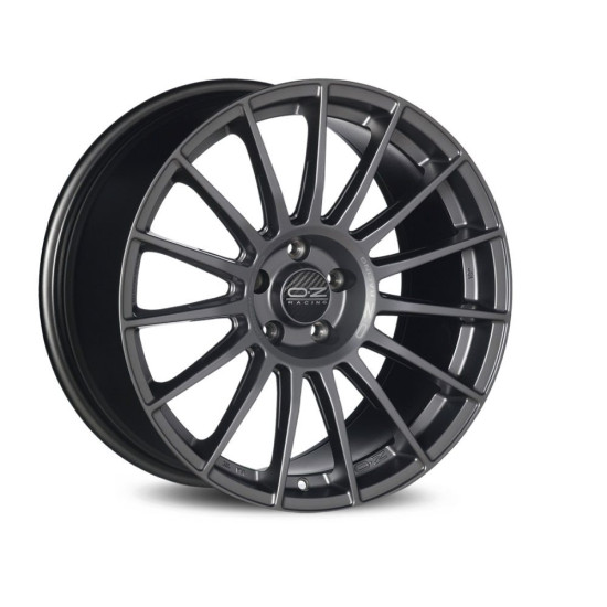 OZRACING SUPERTURISMO LM 8.5X19 5X11 ET38 MATT GRAPHITE SILVER LETTERING